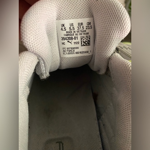 Puma RS-TRCK GS Boys 5.5 Women’s 7 Speckle Castlerock Sneakers Athletic Shoes - Picture 9 of 9